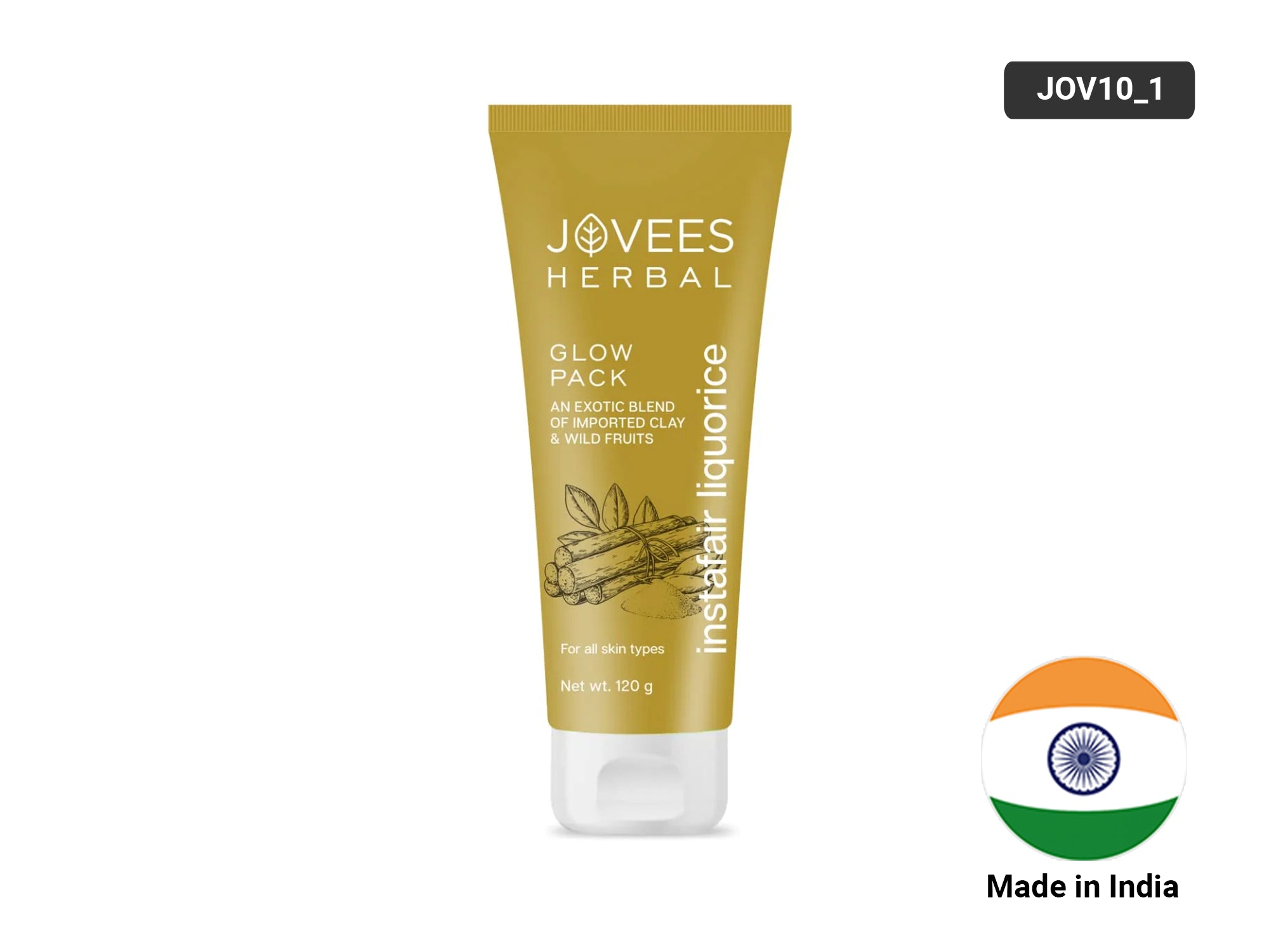 Jovees Herbal Instafair Liquorice Glow Pack Face Mask 120g in Sri Lanka